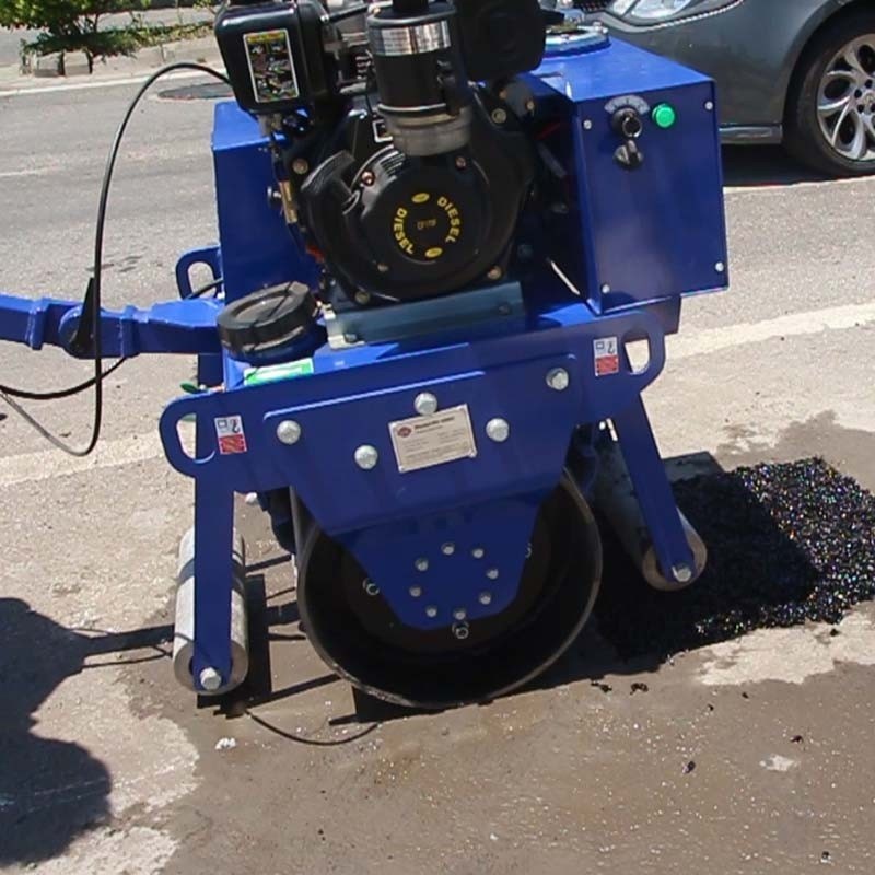 Walk Behind Single Drum Vibrating Roller-RR-600