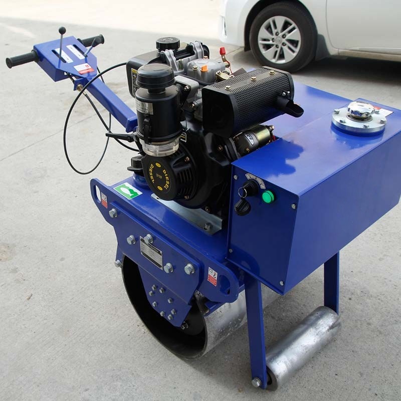 Walk Behind Single Drum Vibrating Roller-RR-600